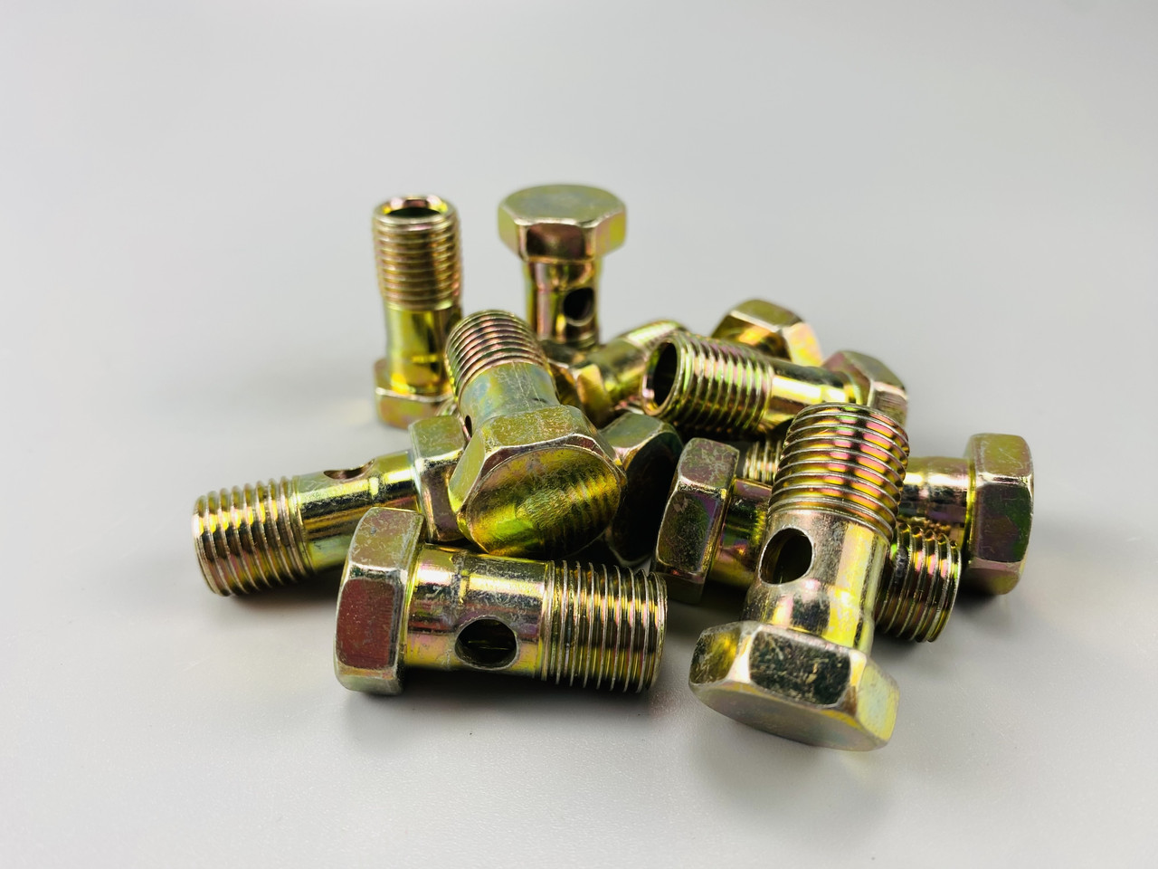 Болт-штуцер M 14 × 1.5 × 35 один отвір універсальний, фото 1