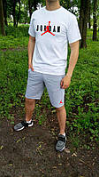 Набор футболка и шорты мужской (Джордан) Jordan, материал хлопок S