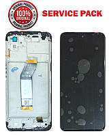 Дисплейний модуль (екран) для Xiaomi Redmi 10 4G Чорний у рамці SERVICE PACK 100% Org