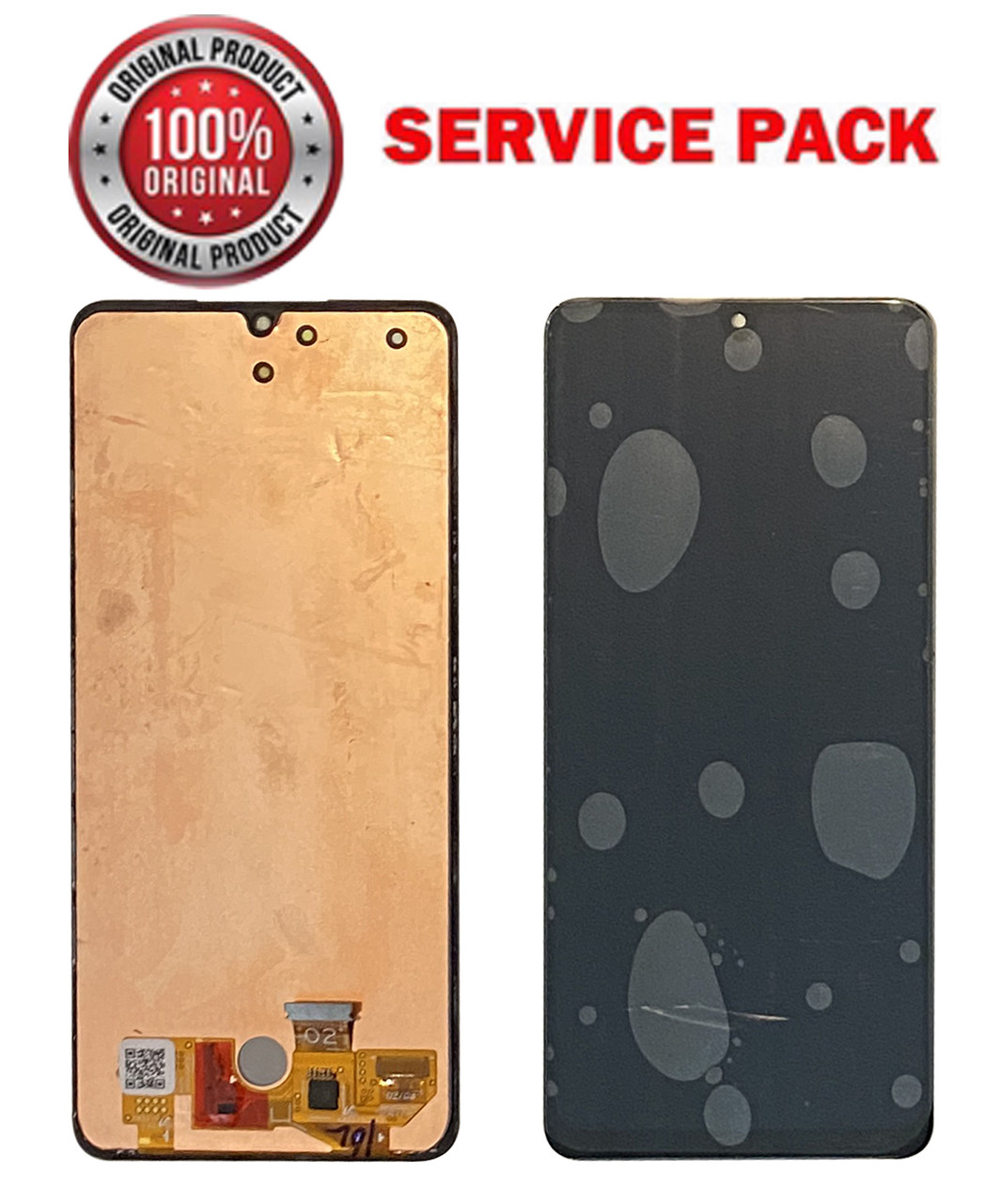 Дисплейний модуль (екран) для Samsung A336 Galaxy A33 5G чорний Оригінал 100% SERVICE PACK GH82-28143A