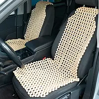 Дерев'яна масажна накидка на сидіння автомобіля (нелакована)