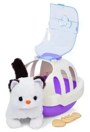 Інтерактивна іграшка котик у переносці Limo Toy MC-1052, фото 1