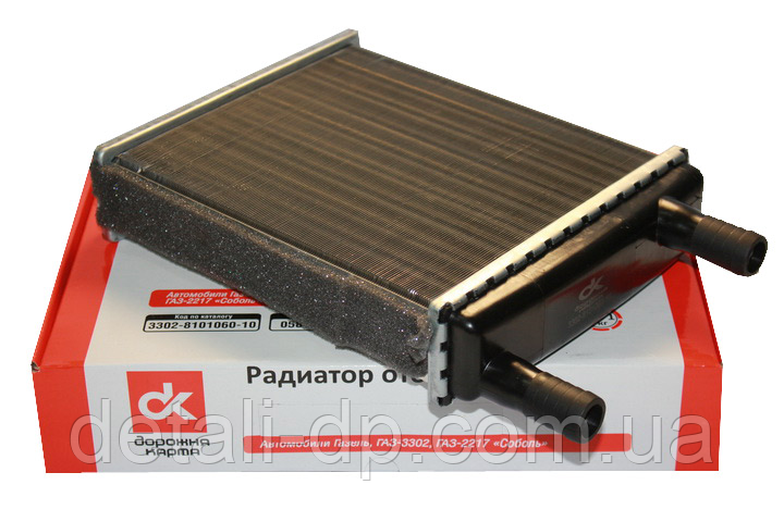 Радіатор обігрівача ГАЗ 3302 (патр.d 18)  3302-8101060-10 UA1