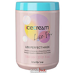 Розгладжувальна маска Inebrya ice cream liss-pro 1 л