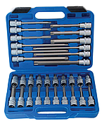 Набір екстрадовгих ключів TORX з насадками 1/2"-32ед. SATRA S-ST3212