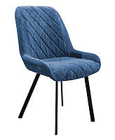 Обеденный стул Эмми с усиленной ракушкой на металлических ножках Richman, для дома, кафе или ресторана