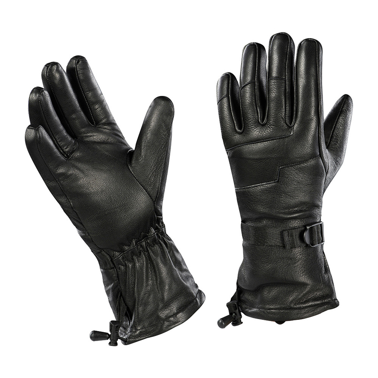M-Tac рукавички зимові шкіряні Black S