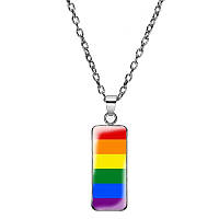 Кулон с флагом ЛГБТ гей-прайда ЛГБТ-прайд Марш равенства подвеска с флагом радужной гордости
