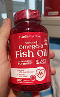 Омега-3 Earth's Creation Omega 3-1000 mg (Cholesterol Free) - 100 softgels
