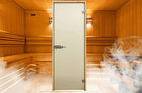 Скляні двері міжкімнатні - Aqua Briz White Sateen 2000х700