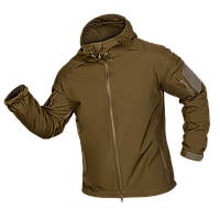 Сamotec куртка CM STALKER SOFTSHELL Coyote, военная зимняя куртка, тактическая куртка теплая койот, мужская