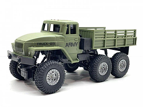 Військова машина вантажівка на радіокеруванні 4 WD акумулятор світло амортизатори 999-24