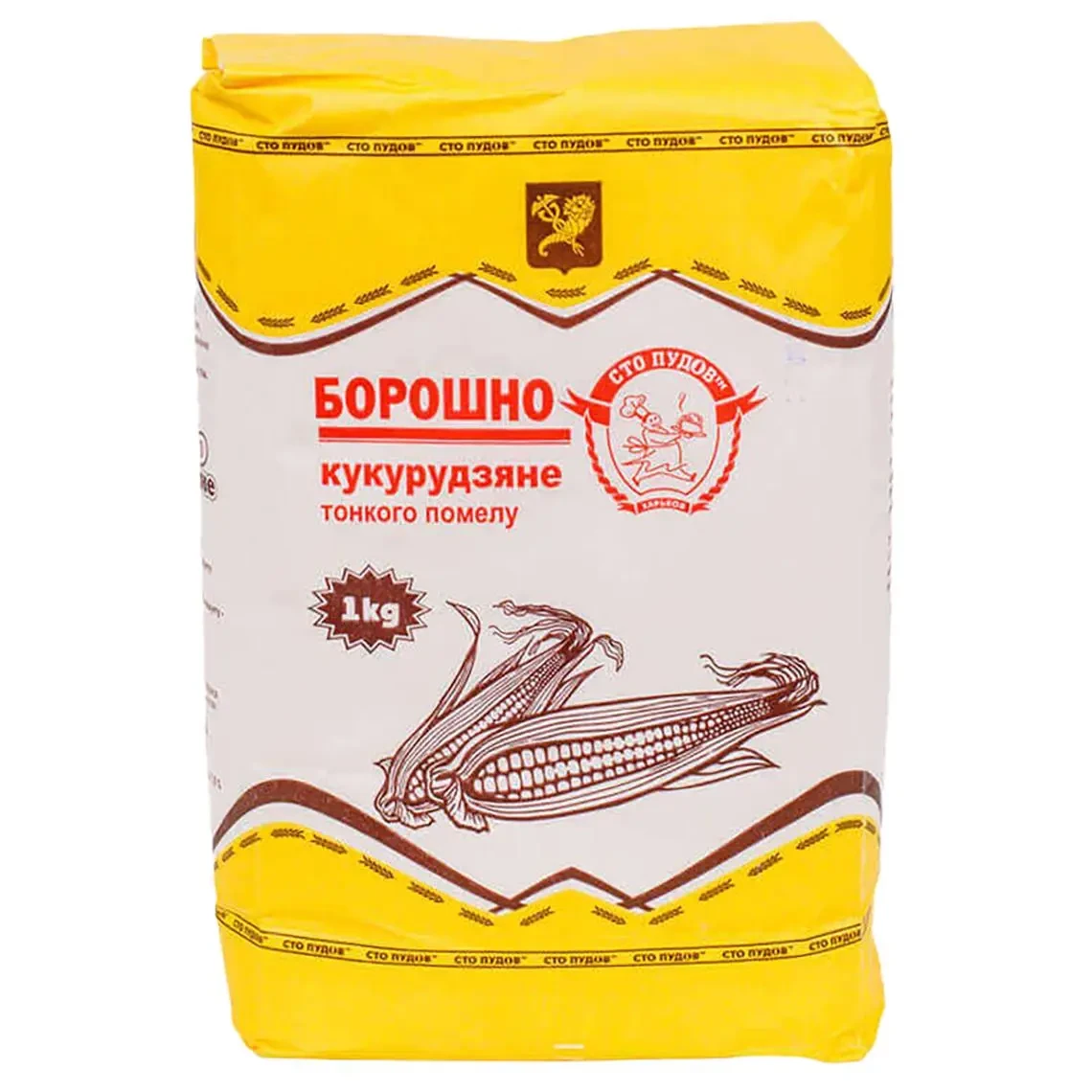Мука кукурузная тонкого помелу 1 кг
