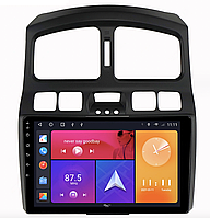 Магнитола Hyundai Santa Fe 2000-2006 на Android. Экран 9 дюймов