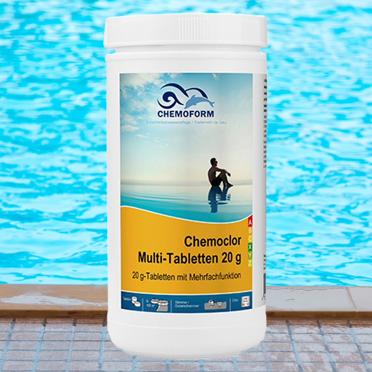Chemoform Multitab 4-в-1 мульти-таблетки (20 гр), 1 кг