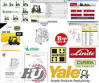 Каталоги запасных частей, инструкции по ремонту и эксплуатации погрузчиков BT YALE LINDE HYSTER CLARK OM