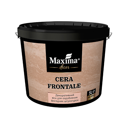 Декоративний віск для оздоблення фасадних штукатурок Cera Frontale TM Maxima, 1л