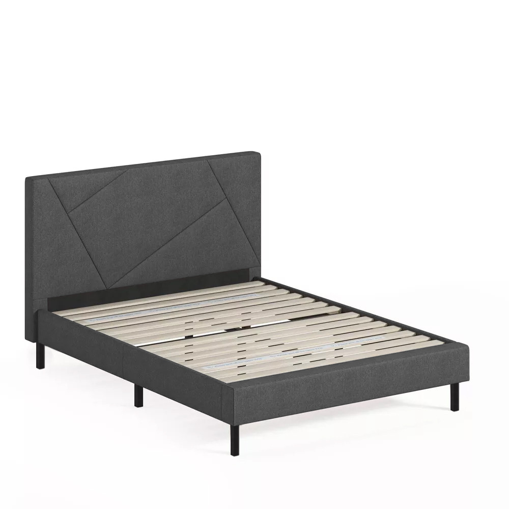 Двуспальная кровать Джудит 160х200 Серый (металический каркас, разборная) - фото 8 - id-p2019171384