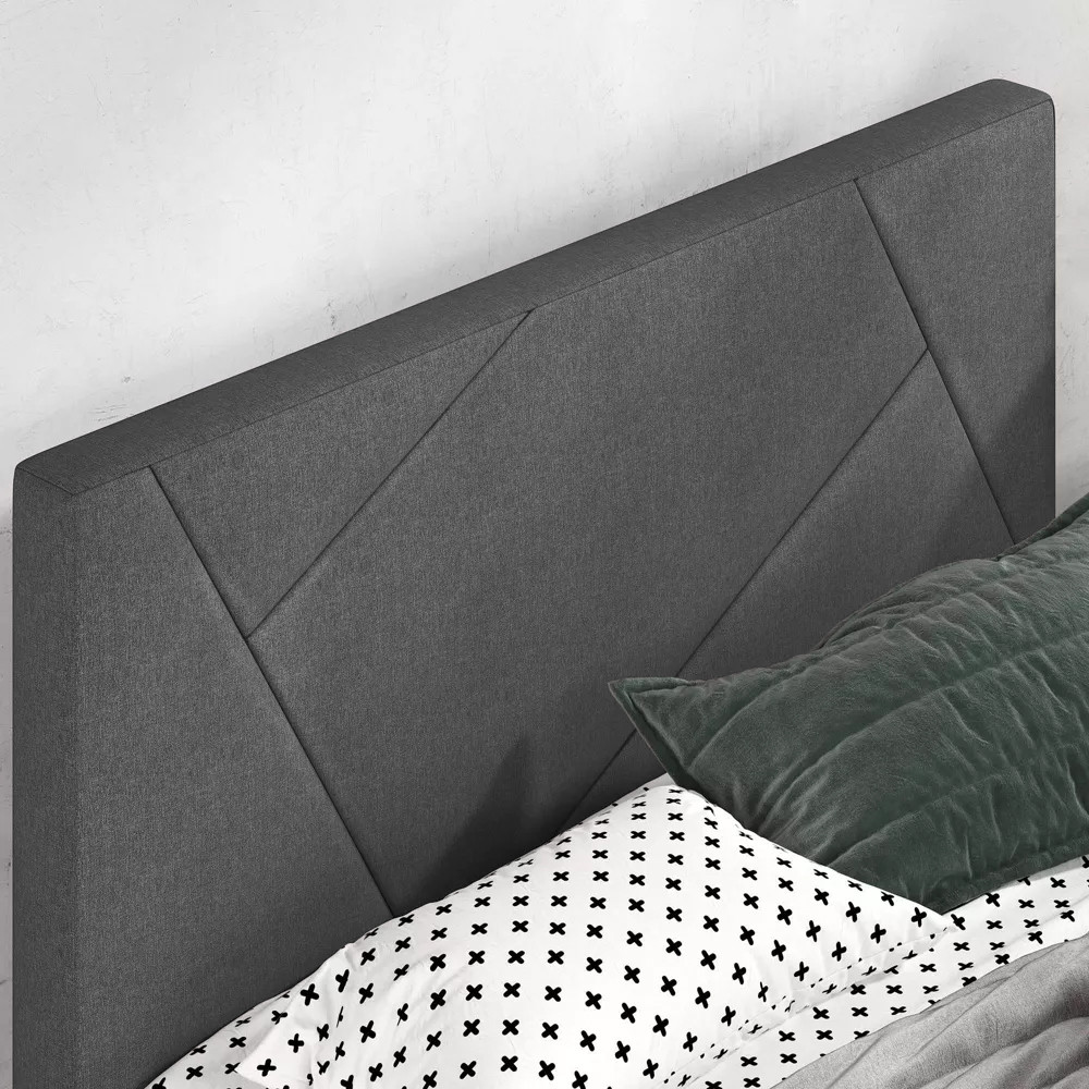 Двуспальная кровать Джудит 160х200 Серый (металический каркас, разборная) - фото 2 - id-p2019171384