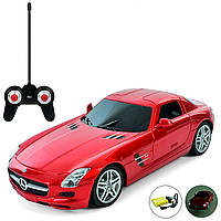 Машинка на радиоуправлении Mercedes-Benz SLS с подсветкой фар (AR-2324) масштаб 1:24