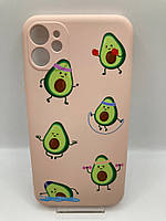 Чохол IPhone 11 Wawe Fancy case avocado pink
