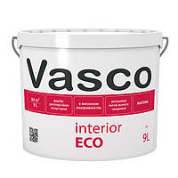 Vasco interior ECO водно-дисперсионная матовая краска для внутренних работ 9л.