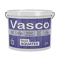 Vasco base AQUATEX акрилова ґрунтівка для деревини всередині і зовні 2,7 л