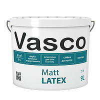 Vasco Matt Latex латексная интерьерная краска стойкая к мытью 9л