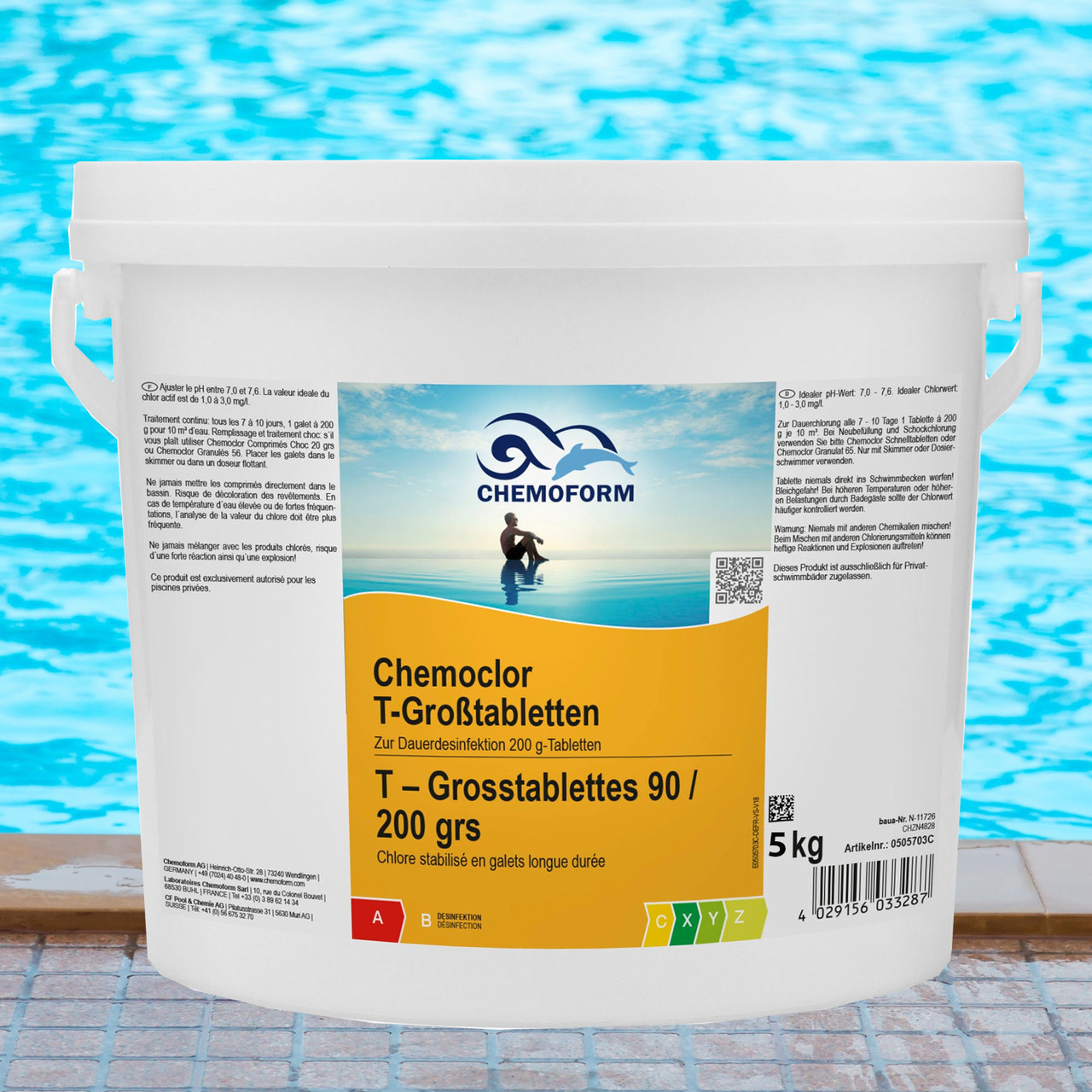 Chemoform повільний хлор, 5 кг