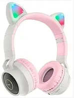 Наушники Hoco W27 Cat ear Bluetooth беспроводные серый