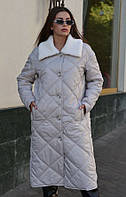 Зимние Женское Пальто ПВ-314 з 42 по 52 р ( мил 2128)