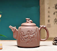 Чайник "Тяньцзяо" коричневый 600мл.