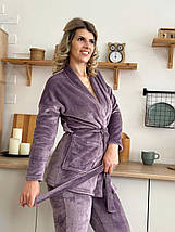 Домашній костюм з халатом "Nelly"| Батал, фото 2