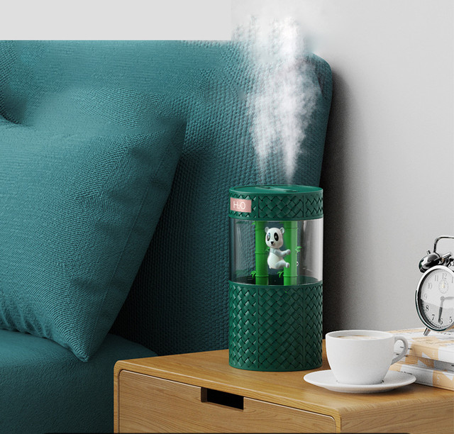 Зволожувач повітря Панда з підсвічуванням ультразвуковий 1 літр Зволожувач повітря Панда з підсвічуванням ультразвуковий 1 літр