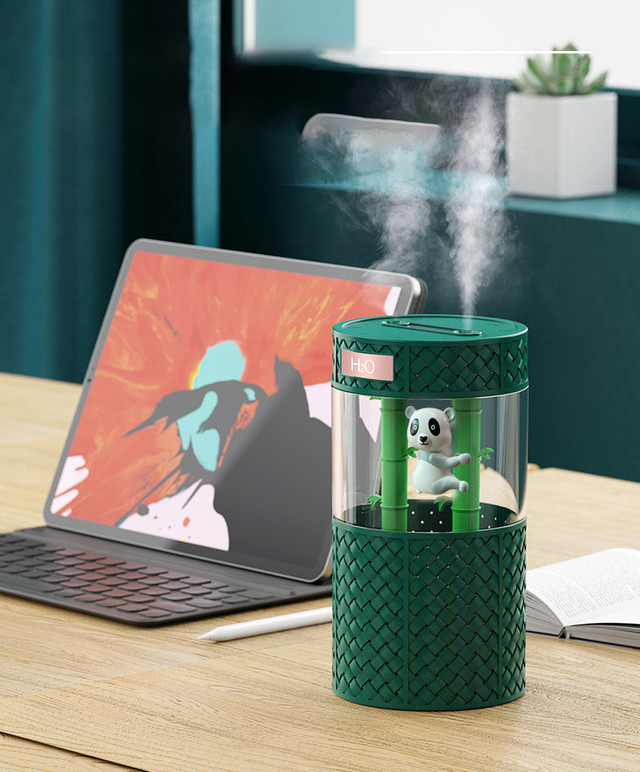 Зволожувач повітря Панда з підсвічуванням ультразвуковий 1 літр Зволожувач повітря Панда з підсвічуванням ультразвуковий 1 літр