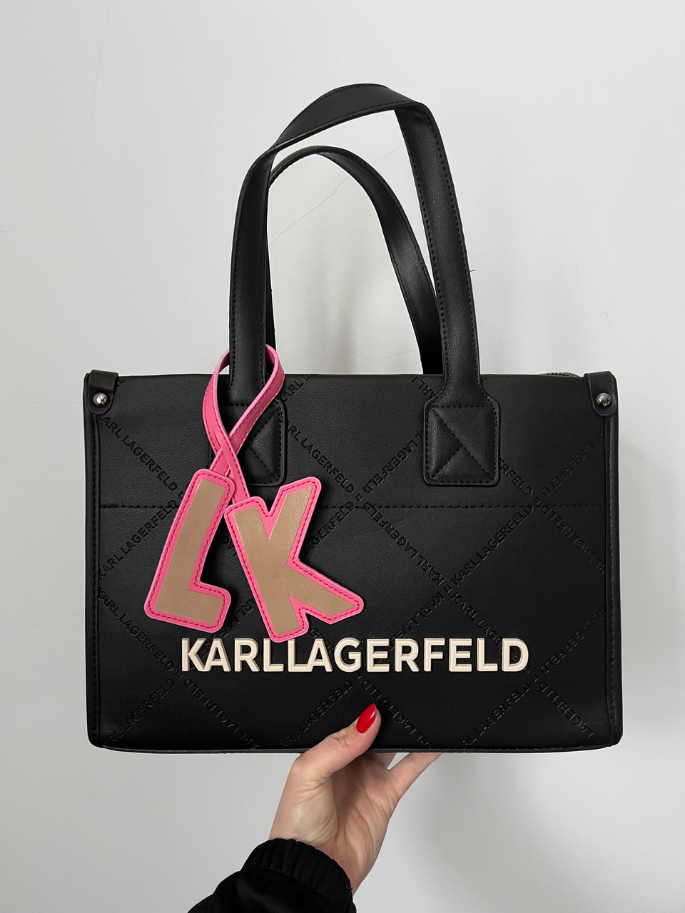 Жіноча сумка Карл Лагерфельд чорна Karl Lagerfeld Black