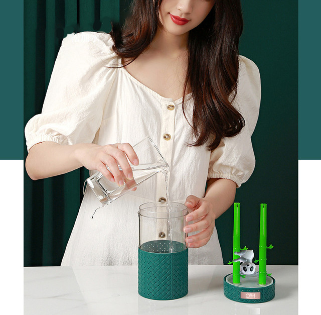 Зволожувач повітря Панда з підсвічуванням ультразвуковий 1 літр Зволожувач повітря Панда з підсвічуванням ультразвуковий 1 літр