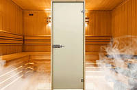 Стеклянная дверь межкомнатная - Aqua White Sateen 2000х800