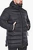 Чоловіча фірмова чорна куртка великого розміру модель 53661, фото 4