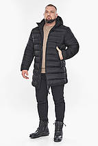 Практична чоловіча графітова куртка великого розміру модель 53661 60 (5XL), фото 3