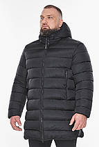 Практична чоловіча графітова куртка великого розміру модель 53661 60 (5XL), фото 2