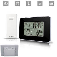 Метеостанція бездротова FanJu FJ3364 з виносним датчиком, 3.7" дисплей, гігрометр, термометр