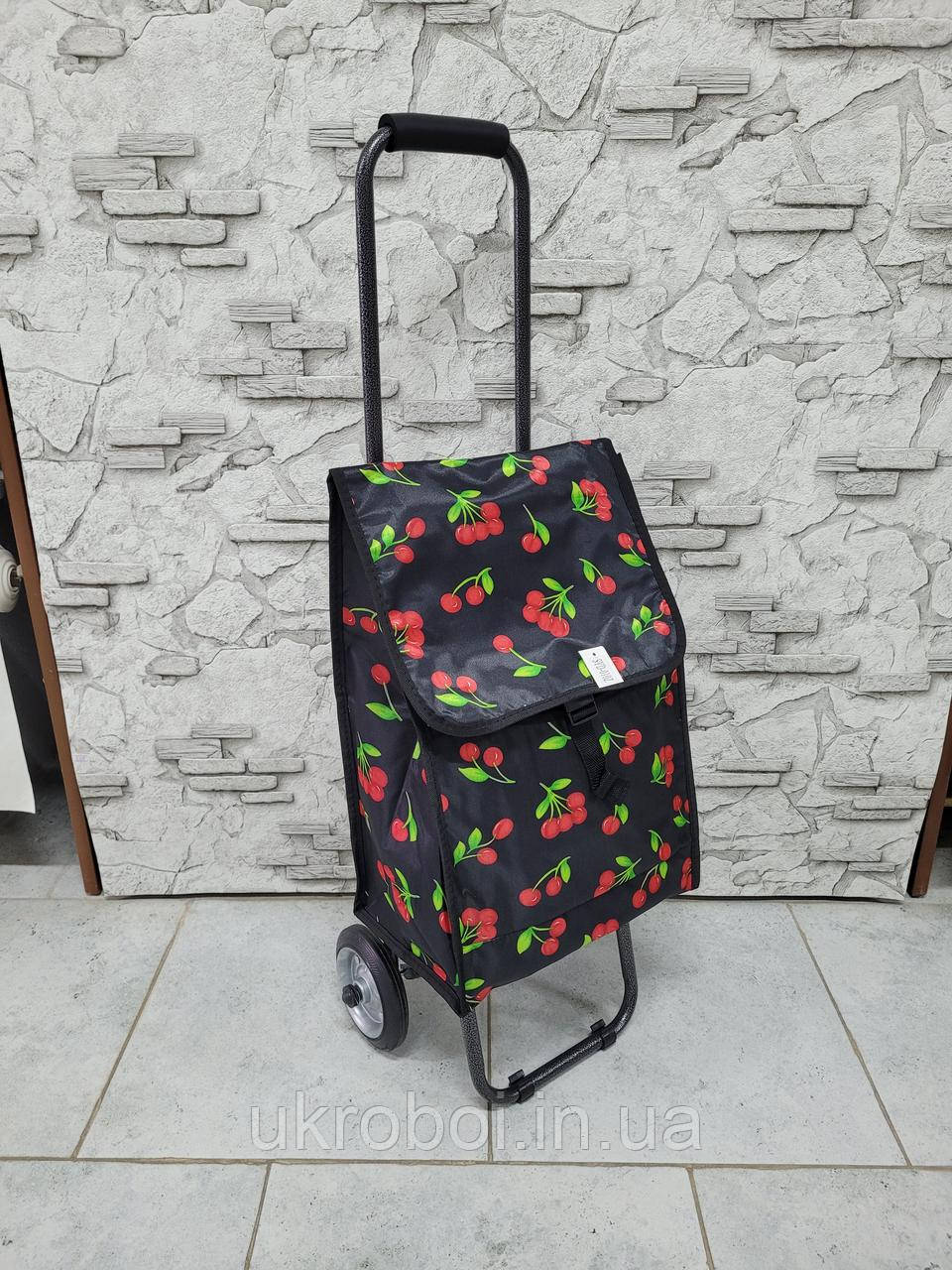 Господарська сумка на металевих коліщатах, кравчучка складна