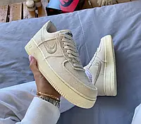 Кроссовки Nike Air Force 1 Low Stussy Fossil 36