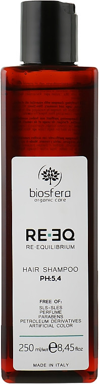 FAIPA BIOSFERA RE-EQ PURIFYING Shampoo Шампунь проти лупи та жирності шкіри голови pH5.4, 250 мл (Оригінал)