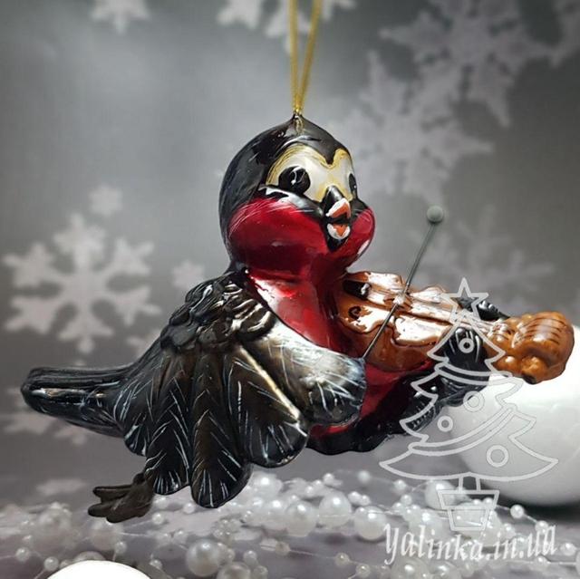 игрушка на елку из стекла снегирь Komozja Mostowski Impuls yalinka.in.ua игрушка на елку из стекла снегирь Komozja Mostowski Impuls yalinka.in.ua