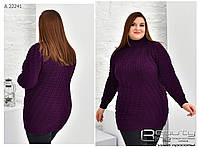 Теплий жіночий светр Розміри: 50-54.54-60.62-66