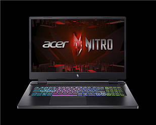 Ноутбук Acer Nitro 17 AN17-41 17.3" QHD IPS, AMD R7-7735HS, 16GB, F1024GB, NVD4050-6, Lin, чорний
