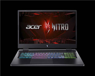Ноутбук Acer Nitro 17 AN17-51 17.3" QHD IPS, Intel i7-13700H, 16GB, F1TB, NVD4060-8, Lin, чорний