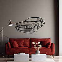 Авто BMW E23, декор на стену из металла